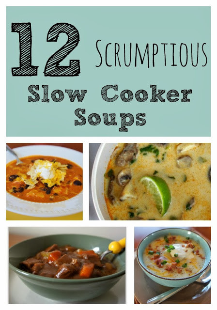 12 Scrumptious Slow Cooker Soups #crockpot #slowcooker #soup 