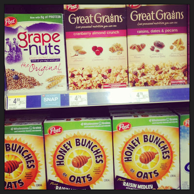 Grape Nuts and other Post cereals on sale this week at Walgreens for only $1.99 a box!