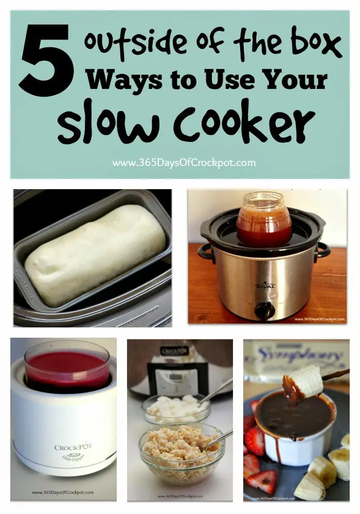 5 "outside of the box" Ways to use your CrockPot!  I've never thought of some of these before!  Good to know...