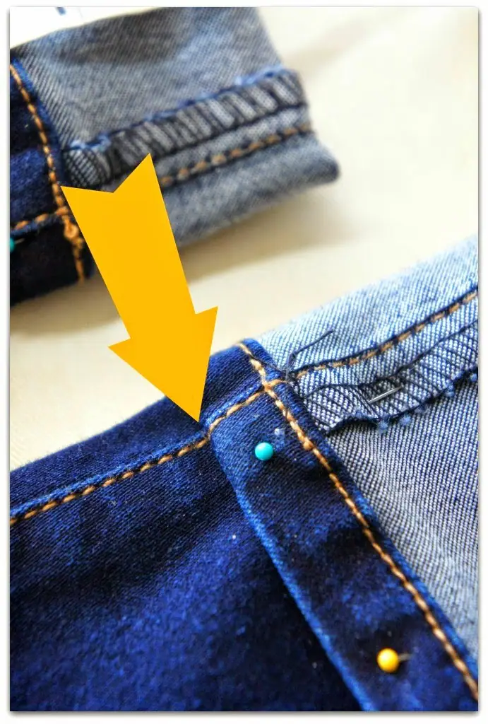 How to Hem Jeans and Keep the Original Hem--EASY tutorial
