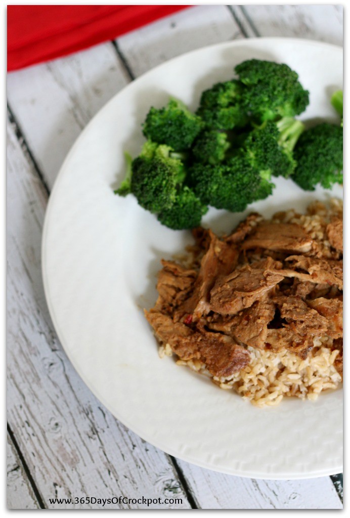 Slow Cooker Korean Barbecue Sauce with Pork, Chicken or Beef