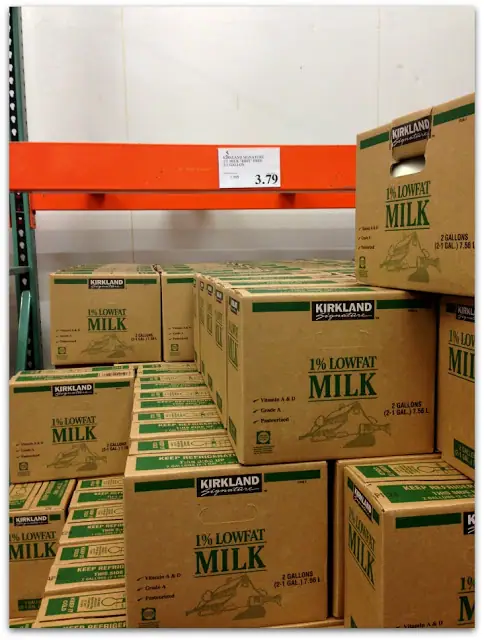 2 gallons of milk at costco for only $3.79 is a good deal!