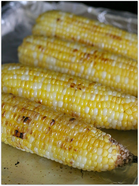 roasted corn on the cob in the oven