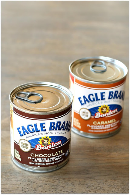Eagle brand sweetened condensed milk chocolate and caramel flavors