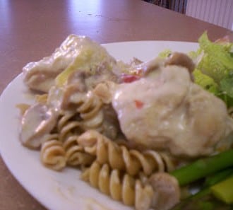 Day 41:  Chicken and Noodles Alfredo