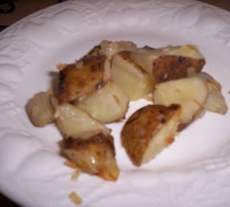 Day 43:  Garlicky Potatoes