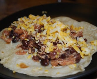 Day 35:  Crockpot Chicken and Black Beans