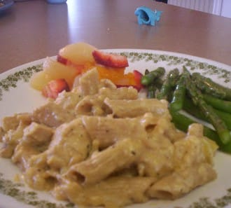 Day 80:  Creamy Chicken and Penne