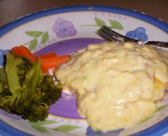Day 89:  Slow Cooker Updated Chicken Cordon Bleu