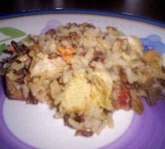 Day 113:  Herbed Turkey and Wild Rice Casserole