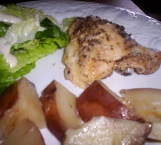 Day 133:  Slow-Cooked Lemon Chicken and Red Potatoes