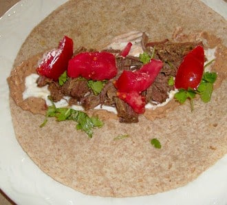 Day 241:  Beef Burritoes