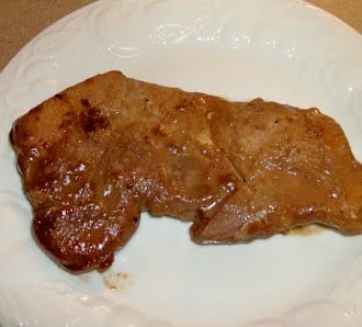 Day 242:  Creamy Balsamic Pork Chops