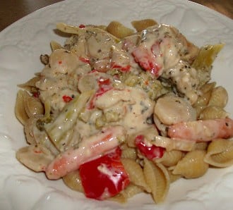 Day 264:  Easy Chicken Alfredo in the Slow Cooker