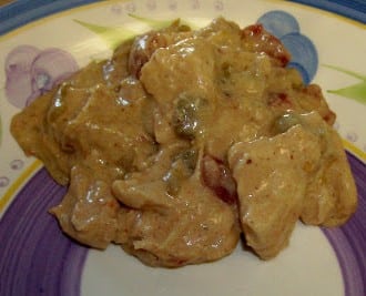 Day 256:  Crockpot Chicken Enchiladas