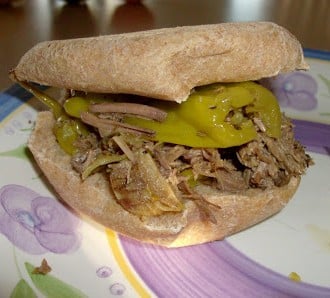 Day 267:  Pepperocini Beef Sandwiches