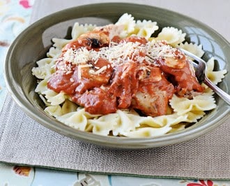 Day 302:  Alfredo Tomato Chicken