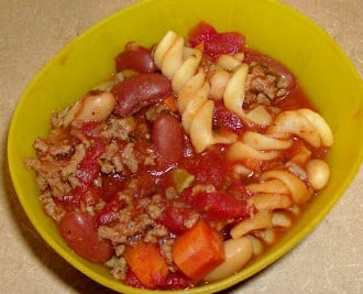 Day 282:  Pasta Fajoli Soup (Olive Garden copycat)