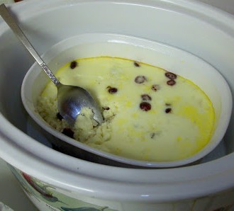 Day 308:  Cranberry Rice Pudding