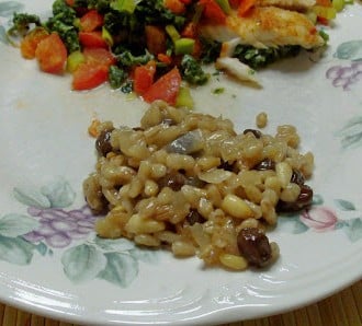Day 312:  Barley with Pine Nuts