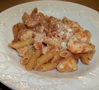 Slow Cooker Chicken Penne
