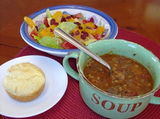 March Madness Day 11:  Beef and Barley Soup