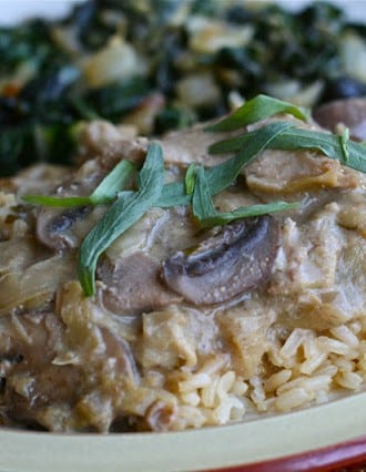 March Madness Day 13:  Mushroom Tarragon Chicken