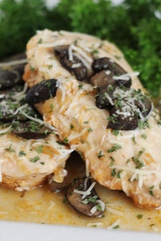 March Madness Day 9:  Slow Cooker Chicken and Mushrooms
