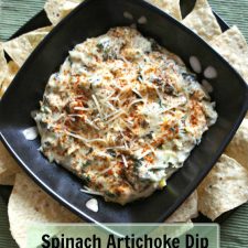 Slow Cooker Artichoke Spinach Dip