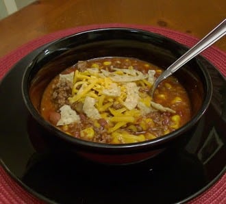 Slow Cooker Can Can Taco Soup