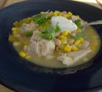 Recipe for Slow Cooker White Bean and Chicken Chili