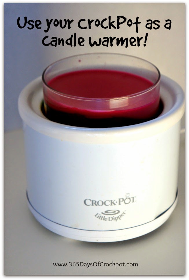 Use your crock pot as a candle warmer! #lifehack #crockpot