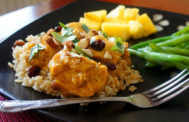 Recipe for Slow Cooker Curried Chicken #crockpot #slowcooker 