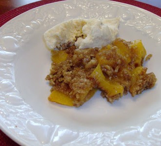 Recipe Highlight from Archives Past:  Peach Crisp