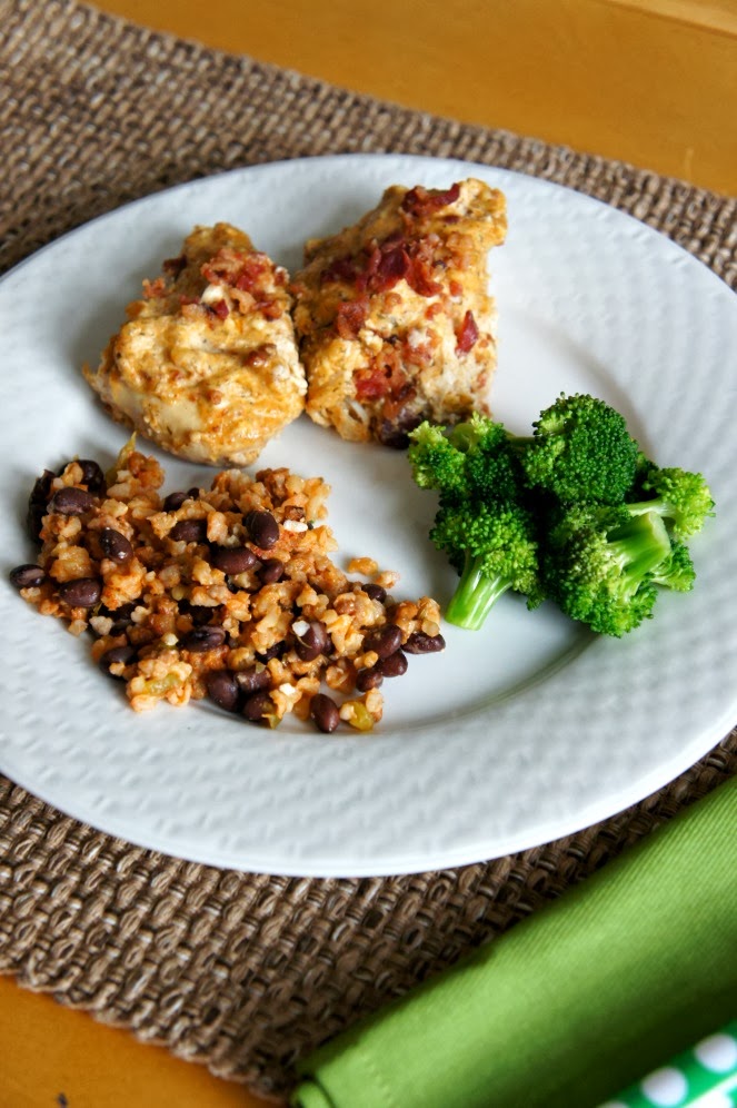 Recipe for Slow Cooker Fiesta Chicken and Bacon Explosion #bacon #crockpotrecipe #slowcooker