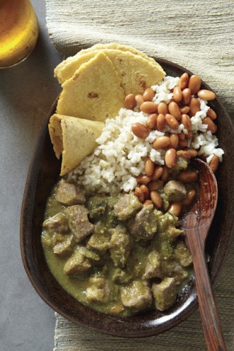 Recipe for Slow Cooker Chile Verde and a giveaway for The Mexican Slow Cooker Cookbook