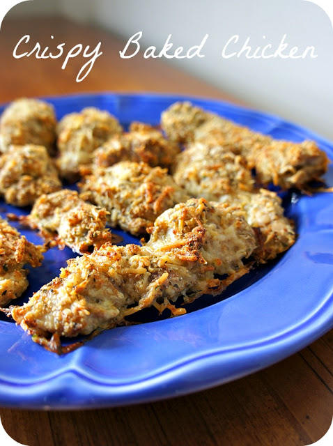 Easy Recipe for Crispy Baked Chicken #easydinner #chickenrecipe
