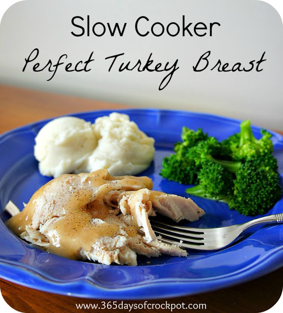 Recipe for Slow Cooker Perfectly Seasoned Turkey Breast #crockpot #turkey
