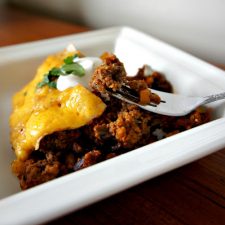 Slow Cooker Enchilada Casserole