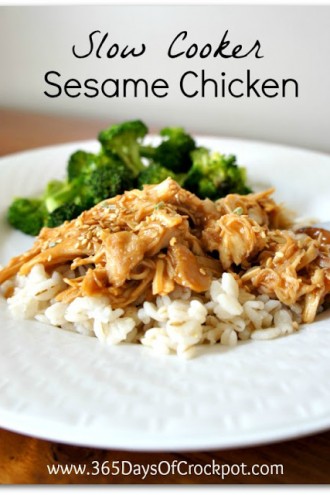Recipe for Slow Cooker Sesame Chicken