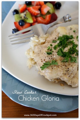 Recipe for Slow Cooker Chicken Gloria