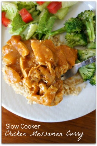 Slow Cooker Chicken Massaman Curry (Updated Recipe!)