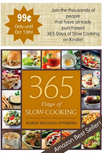 365 Days of Slow Cooking on Kindle for only 99 cents!