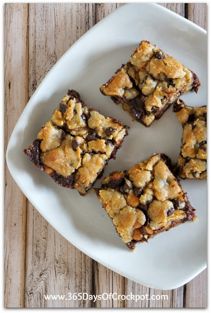 Recipe for Gluten Free Fudgy-Caramel Cookie Bars #glutenfree #celiac #chocolate #caramel #cookiebars