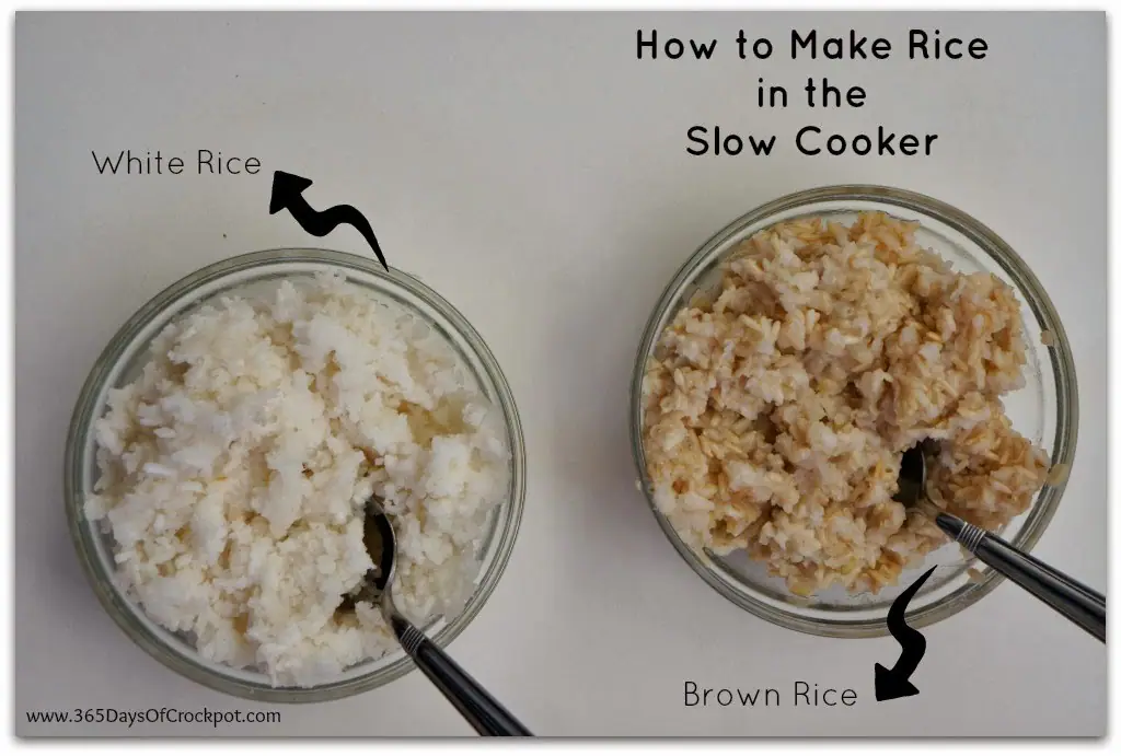 How to Make brown or white rice in the CrockPot #slowcooker #rice #lifehack