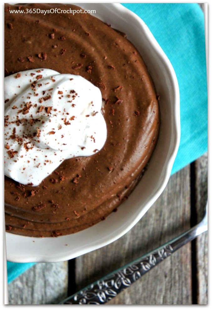 Recipe for Slow Cooker Black Bean Chocolate Pudding #vegan #CleanEating #GlutenFree #DairyFree #NutFree