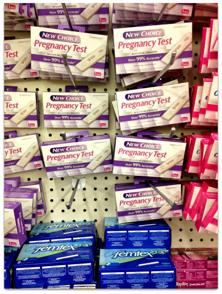 pregnancy tests are only $1.00 at the dollar store and are accurate!