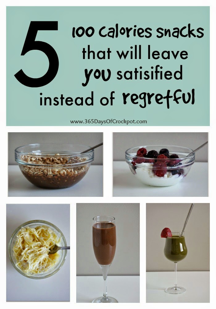 Five 100 calories snacks that will leave you satisfied instead of regretful #healthysnacks #skinnyrecipes
