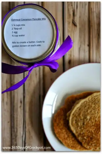 Recipe for Oatmeal Cinnamon Pancake Mix {Fun Friday}
