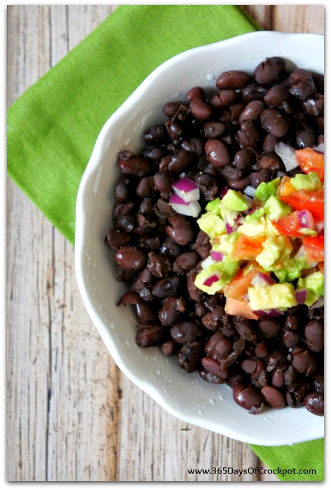 (Better than Cafe Rio) Slow Cooker Black Beans